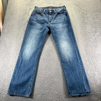Lucky Brand 181 Jeans Men 31x32 Blue Denim Cotton Straight Leg Faded Relaxed Fit - Image 1 of 4