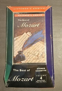 Vtg 1972 The Best Of Mozart Cassette Tape Listener's Choice Vol. 4 Sealed New - Picture 1 of 5