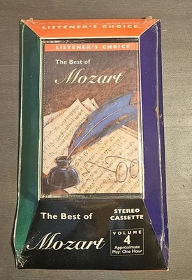 Vtg 1972 The Best Of Mozart Cassette Tape Listener's Choice Vol. 4 Sealed New - Image 1 of 4
