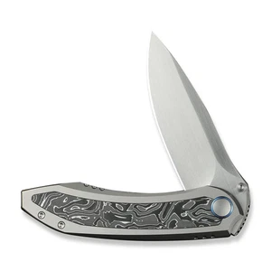 WE Knife Winsome 23092-2 Titanium Aluminum Foil Carbon Fiber M390 Steel Knife - Picture 1 of 8