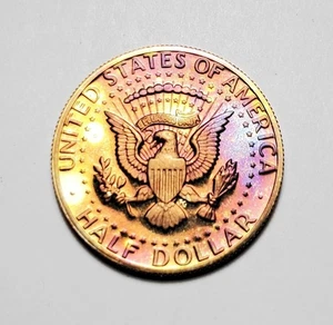 TONED 1978 S KENNEDY HALF DOLLAR PROOF UNC #C9545 - Picture 1 of 2