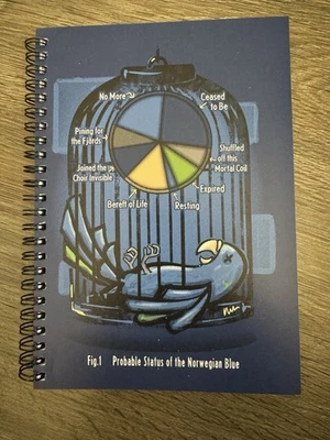 Monty Python Parrot Journal/Spiral Notebook - Image 1 of 2