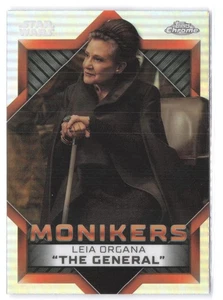 2023 Topps Chrome Star Wars #M-16 Leia Organa Monikers - Picture 1 of 2