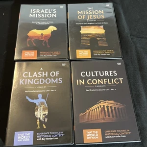 That the World May Know -Faith Lessons- 4 DVD Lot Ray Vander Laan Set Vol 13-16 - Picture 1 of 15