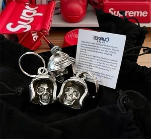 Supreme Skull Bell Keychain Keyring SS25 - Picture 1 of 4