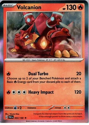 Volcanion - Rare - SV04: Paradox Rift - 022/182 - NM - Holo - Image 1 of 2