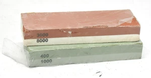 Messer Wetzstein Set Körnung 400/1000 3000/8000 Ersatzsteinsets - Bild 1 von 7