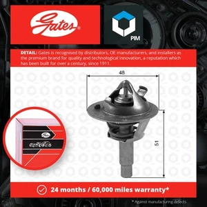 Coolant Thermostat fits MERCEDES C230 1.8 02 to 08 M271.948 Gates 2712000015 New - Picture 1 of 2