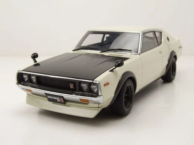 Nissan Skyline 2000 GT-R SPEZ (KPGC110) Tuned Version 1973 weiß 1:18 Autoart - Bild 1 von 4