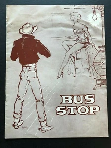 Bus Stop Theater Program w/Playbill (Geary, 1955) - 18 Pages 9" x 12" - Picture 1 of 4