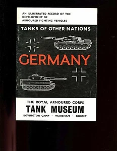 TANKS OF OTHER NATIONS : GERMANY, Royal Armoured Corps, 1969 SB VG - Picture 1 of 1