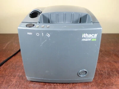 ITHACA iTHERM 280 THERMAL PRINTER MOD 280-S TRANSACT cosmetic flaws TESTED WORKS - Image 1 of 4