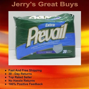 Prevail PV-512 Extra Absorb Adult Underwear Medium package of 20 or case of 80 - Picture 1 of 9