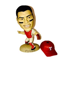 Vintage MLB Figure Ivan Pudge Rodriguez 1999 6" Baseball Texas Rangers No Box - Picture 1 of 11