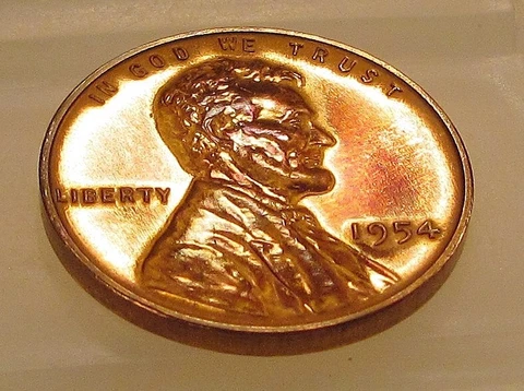1954 Choice Proof Wheat Cent EYE CANDY "Outstanding Original Toning" #722 ~ 27 Cover