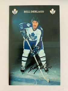 1981-82 Maple Leafs Postcards #6 Bill Derlago - Toronto Rare & Vintage