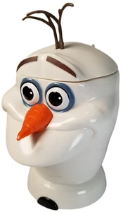 Disney Frozen on Ice Olaf Plastic Mug Cup w/ Hinge Lid & Handle - Picture 1 of 18