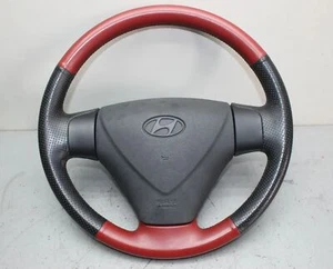 Leder Lenkrad mit Modul 56111-1E500 569001C600 Hyundai Getz TB Bj.08 - Bild 1 von 10