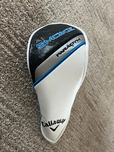 Callaway Ai smoke paradym Hybrid Head Cover NEU ohne Mängel weiß Leder Golf - Bild 1 von 9