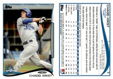 2014 Topps Pro Debut Baseball Card 2 CHADD KRIST DAYTONA CUBS