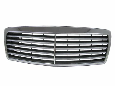 E-CLASS W210/T210 95-99 11MD GRILLE Chrome/Black Carbon-Fiber for Mercedes-Benz - image 1 of 4