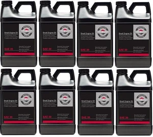 Briggs & Stratton  100028 48 oz 4 Cycle SAE 30 Lawn Mower Engine Oil - Pack of 8 - Imagen 1 de 2