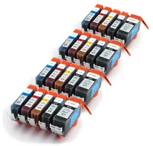 CLI-521 / PGI-520 - 20 cartuchos de tinta de impresora compatibles CLI521 / PGI520 - Imagen 1 de 1