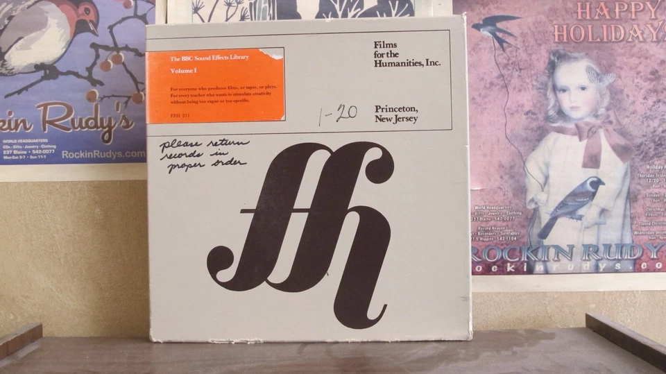 BBC SOUND EFFECTS LIBRARY VOL 1 - 18 LP BOXSET FFH 211 - Image 1 of 1