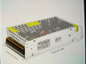 BTF-LIGHTING 24V 10A 240W Power Adapter Transformer Regulated Switch Power Suppl - Picture 1 of 4