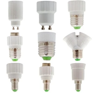 5x E14 E27 GU10 G9 Lampensockel Adapter Fassung Konverter Lampe - Picture 1 of 1