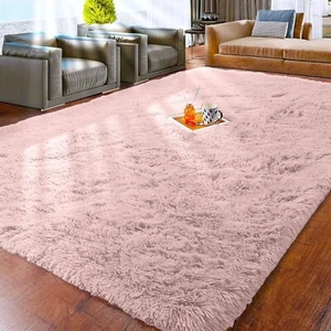 Large Shaggy Rugs Indoor Living Room Rug Bedroom Carpet Long Hallway Runner Mats - Picture 1 of 41