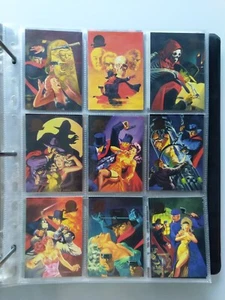 THE SHADOW LEGEND - GOLD FOIL - Serie completa di 10 Trading Cards - Topps 1994 - Foto 1 di 2