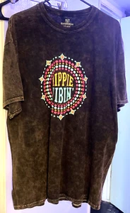 Hippie Vibin' XXL T Shirt Graphic Brown Crew Neck Southern Bliss Company ~ EC2 - Picture 1 of 5