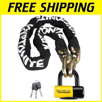 14mm Manganese Steel Chain & 15mm Shackle Lock - Premium Theft Protection - Image 1 of 4