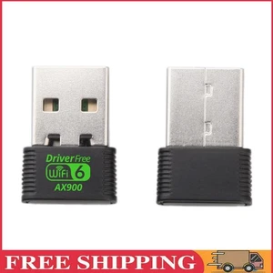 USB WiFi 6 Adapter 900Mbps Mini USB WiFi Dongle Wireless Network Adapter for PC - Afbeelding 1 van 12