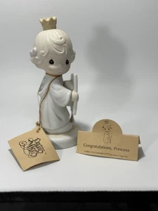 Figurina Momenti Preziosi Congratulazioni Principessa Ragazza Accappatoio Laurea Vintage - Foto 1 di 5