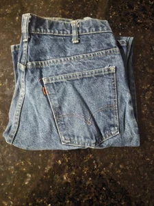 VTG Levi’s 646 Orange Tab Bell Bottom Jeans 32x39 Talon 42 Zip 70s Flare - Picture 1 of 6