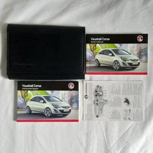 VAUXHALL CORSA OWNERS HANDBOOK INFOTAINMENT RADIO NAV MANUAL & WALLET 2010-2014 - Picture 1 of 5