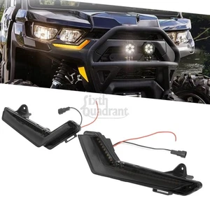 1 Pair Front LED Accent Lights For Can-Am Defender Max HD8 HD10 Commander Max - Picture 1 of 24