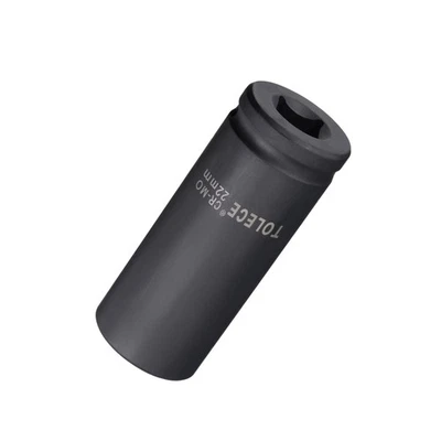 1/2" Drive 22mm 12 Point Deep Impact Socket 78mm Length Metric CR-MO Steel - Image 1 of 4