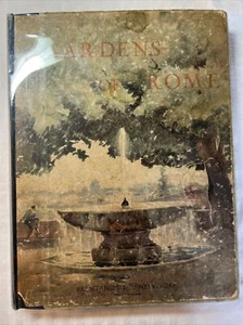 Gardens of Rome By Gabriel Faure 1924 HC, Illustrated, Good #TR - Bild 1 von 12