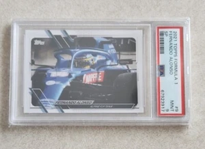 2021 Topps Formula 1 Fernando Alonso IMAGE VARIATION #9 SP PSA 9 - Bild 1 von 2