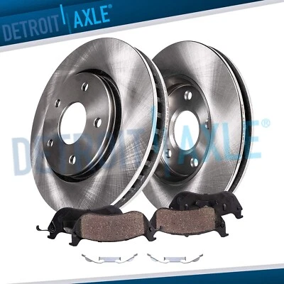 Front Disc Rotors and Ceramic Brake Pads Kit for BMW 318i 320i 323is 328i Z3 Z4 - Image 1 of 4