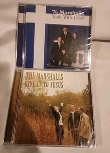 The Marshalls "Walk with God" & "GIVE IT TO JESUS"CD LOT CHRISTIAN CONTEMPORAY - Picture 1 of 2