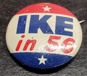 Ike in '56 Campaign Pin - Dwight D. Eisenhower - Bild 1 von 7
