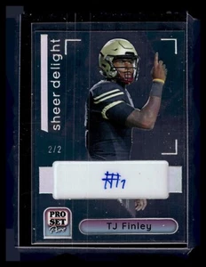 TJ Finley - 2023 Pro Set Pure Sheer Delight Auto Bronze 2/2 - Bild 1 von 2