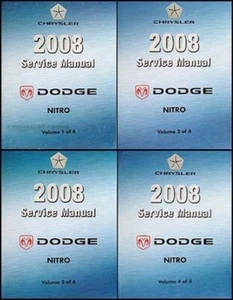 2008 Dodge Nitro Shop Repair Manual set at HALF PRICE and original brand new - Picture 1 of 2