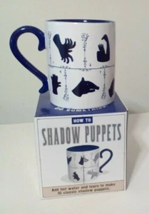 How to Create Hand Shadow Puppets 12 oz Coffee Mug Cup  - Picture 1 of 7