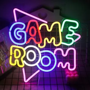 Game Room Neonschild Spiel Neonlicht für Wanddekoration Buchstaben Neon Light - Bild 1 von 12