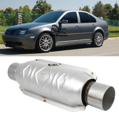 For Volkswagen Jetta 2.5" Inlet/Outlet Catalytic Converter with Heat Shield EPA Foto 1 de 4